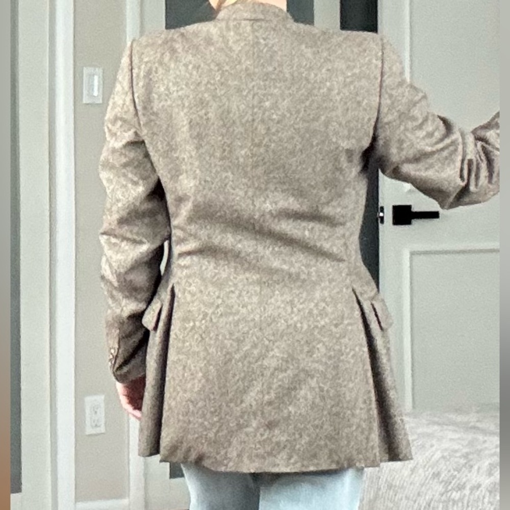 Yves Saint Laurent YSL vintage Brown Tweed Sport Coat Jacket Blazer - Picture 14 of 14